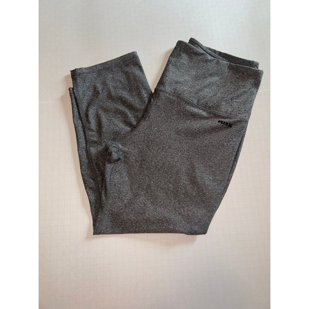 RBX Active High-Waisted Performance Leggings - Heather Grey - Size XL
